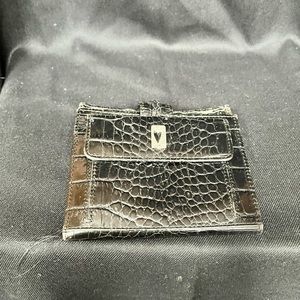 Brighton embossed wallet black